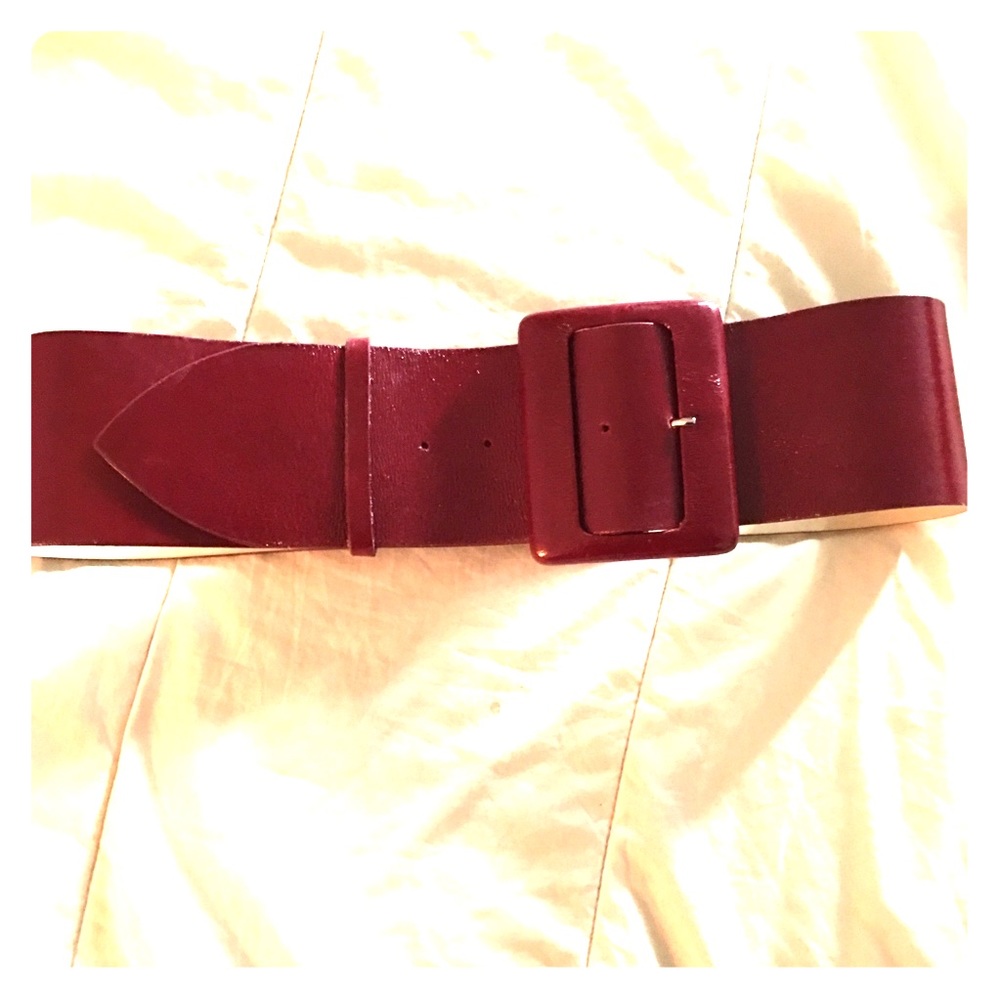 Fabrizio Mancini Wide Leather Belt